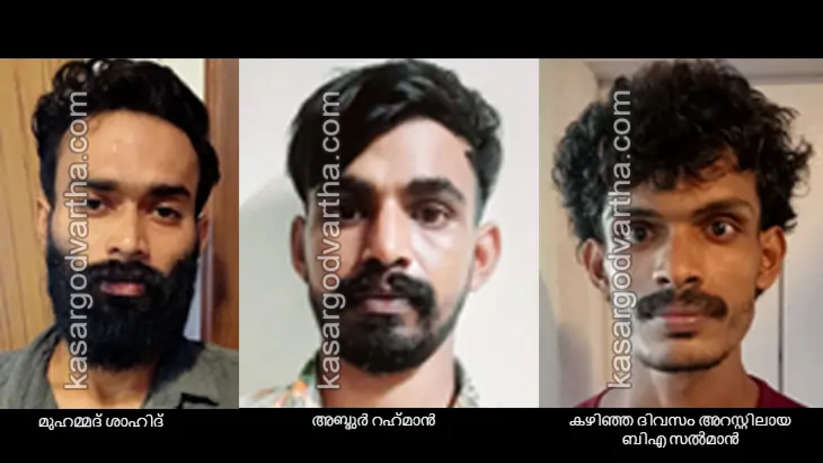 Kasaragod Police Arrests Three in Major Drug Bust