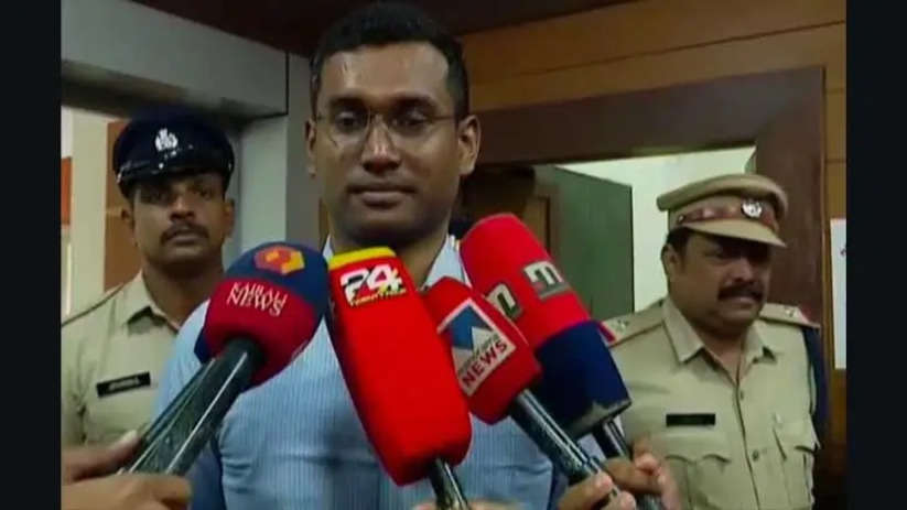 District Collector Arun K. Vijayan addresses media