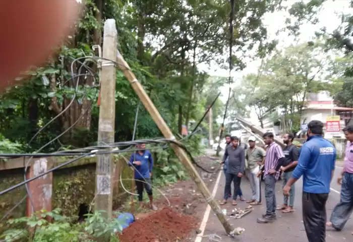 kasaragod cyclone wreaks