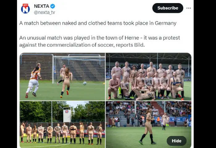 football match in germany pics go viral