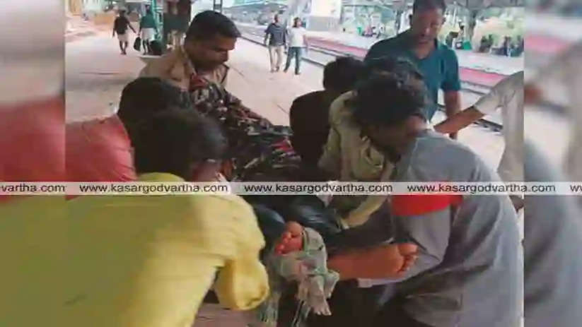 Train Travellers beware; Two people's legs were broken