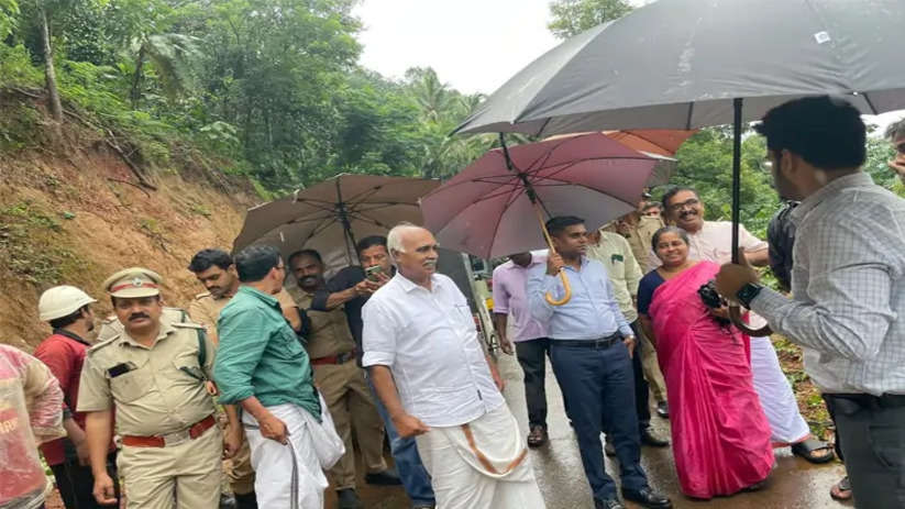 MLA, Collector Visit Landslide Victims Camp in Kerala