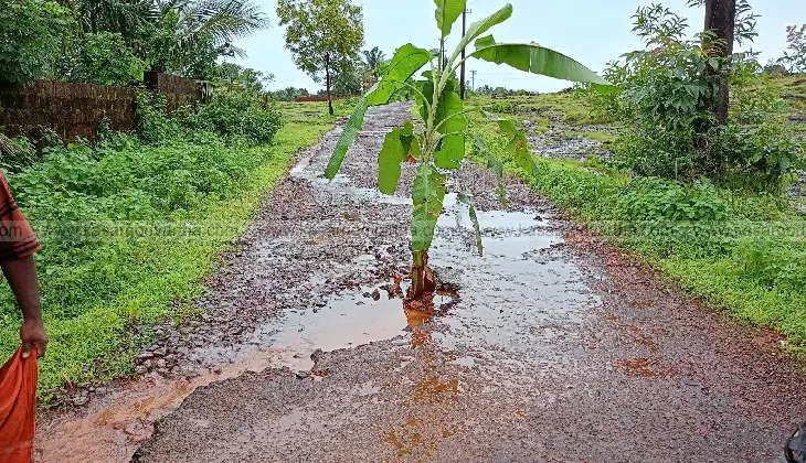 villagers repair neglected road in paivalike