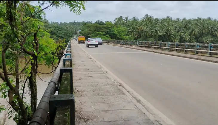 A view of the Chandragiri Bridge in Kasaragod