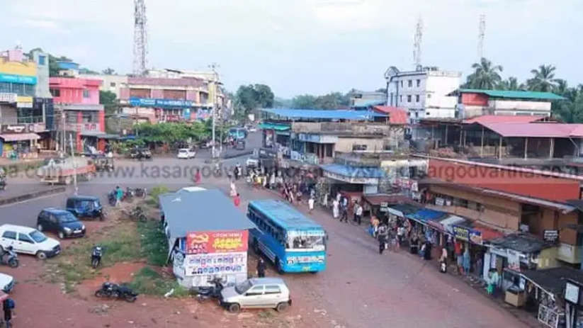 Traffic congestion in Kumbla town