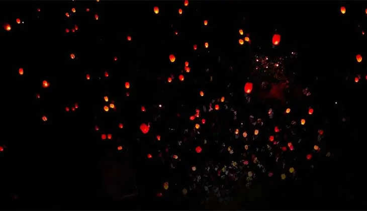 Bekal Beach Celebrates World Tourism Day with Peaceful Lanterns