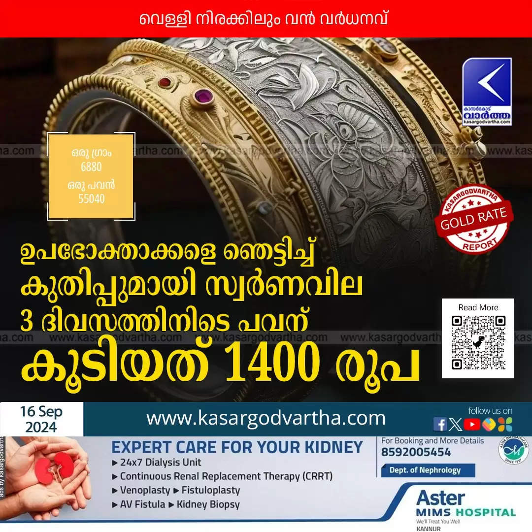 gold rate september 16 kerala