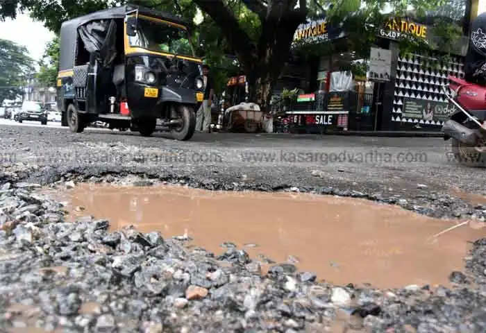 rain damaged roads pose threat to motorists