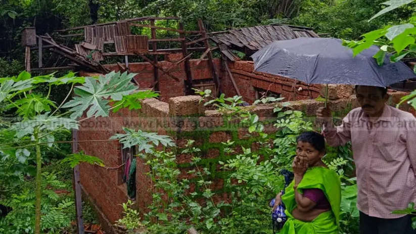 house built by government 12 years ago damaged