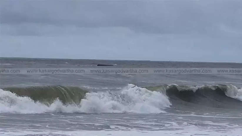 Site where fishing boat capsized off the Valiyapramba coast