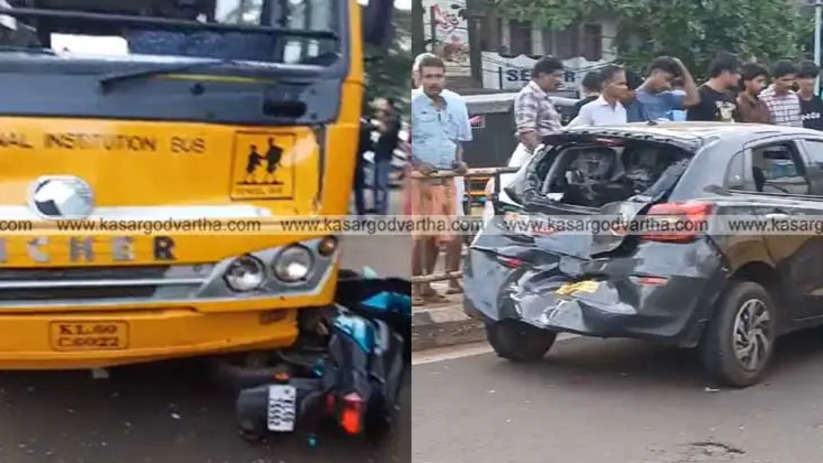 School Bus Accident in Kanhangad, One Dead