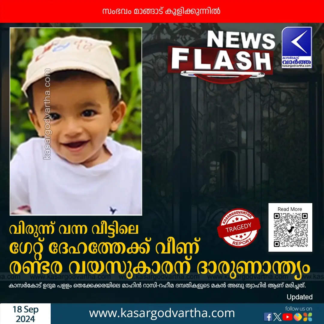 Abu Twahir, Toddler Dies in Tragic Gate Accident