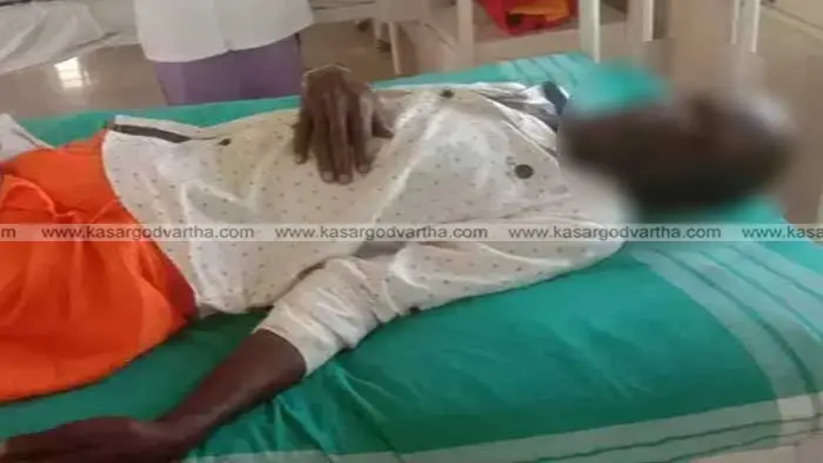 An elderly Dalit man injured in an assault