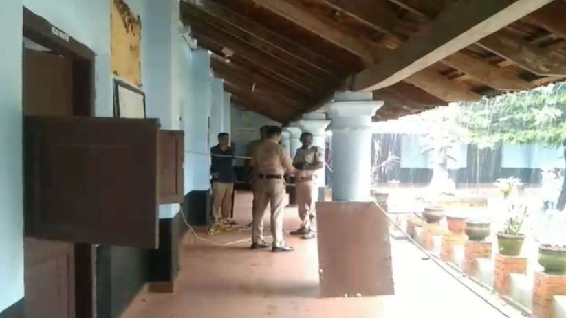 theft at nileswaram rajas higher secondary school