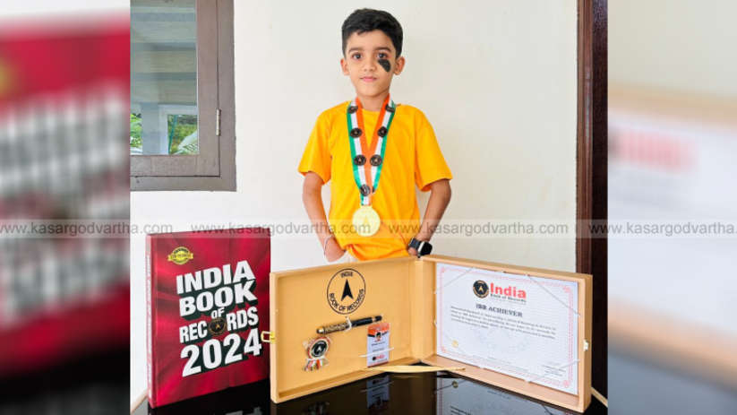 8-year-old sets india book of records with car logo challeng