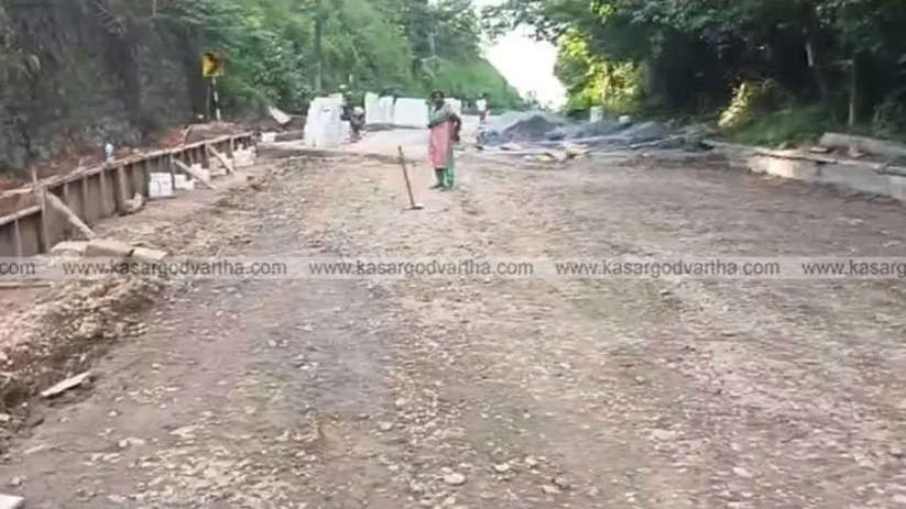 Road Construction in Kasaragod Stalls, Causing Inconvenience