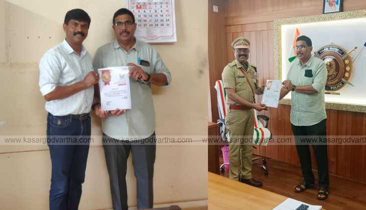 tailor honored for decades of service to kerala police