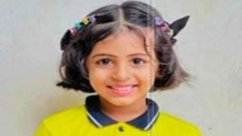kannur five year old child died in car accident