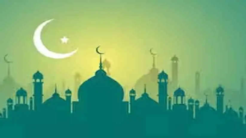 Believers celebrate Eid al-Fitr