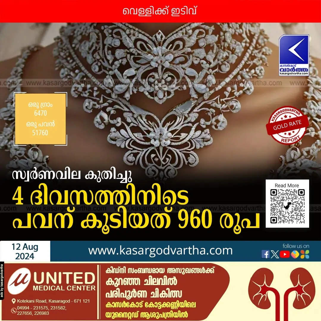 gold prices soar in kerala